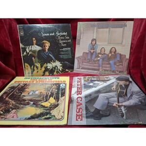 Classic Folk Rock Vinyl Lot – Simon & Garfunkel, CSN, Buffalo, Peter Case